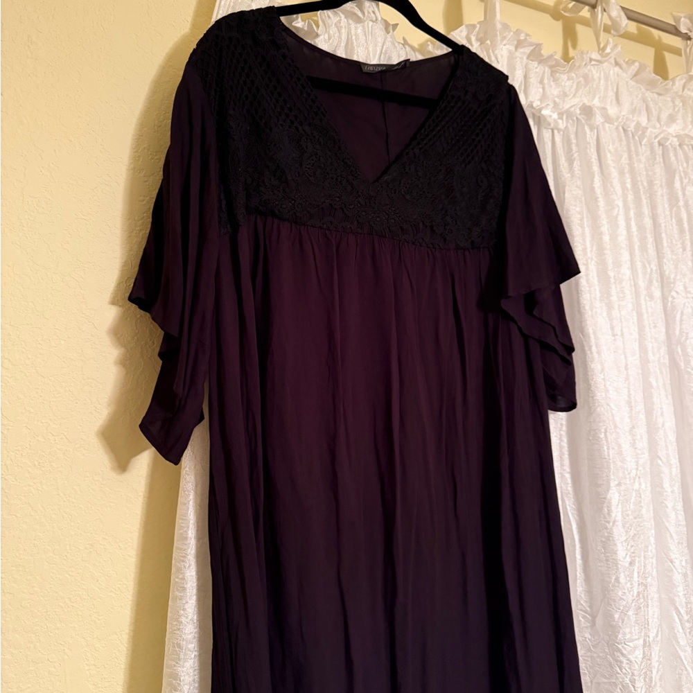 Cute and comfy black dress